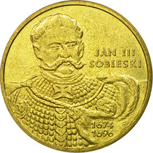 Coin, Poland, 2 Zlote, 2001, Warsaw, EF(40-45), Brass, KM:423