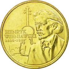 Coin, Poland, 2 Zlote, 2001, Warsaw, AU(55-58), Brass, KM:426