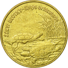 Münze, Polen, 2 Zlote, 2002, Warsaw, SS, Messing, KM:427