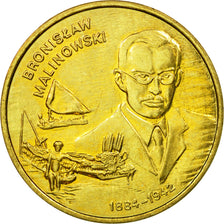 Coin, Poland, 2 Zlote, 2002, Warsaw, AU(55-58), Brass, KM:431