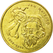 Coin, Poland, 2 Zlote, 2002, Warsaw, AU(55-58), Brass, KM:444