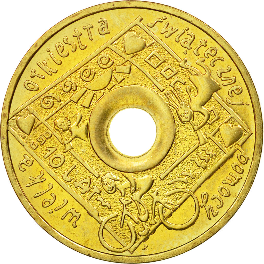 Moneta, Polonia, 2 Zlote, 2003, Warsaw, BB, Ottone, KM:446