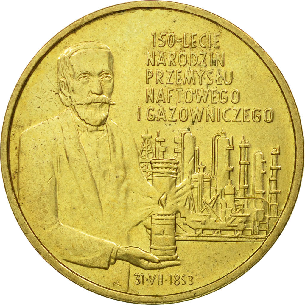 Coin, Poland, 2 Zlote, 2003, Warsaw, EF(40-45), Brass, KM:455