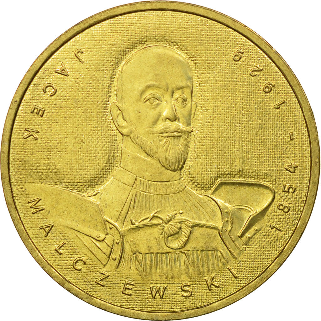 Coin, Poland, 2 Zlote, 2003, Warsaw, EF(40-45), Brass, KM:477