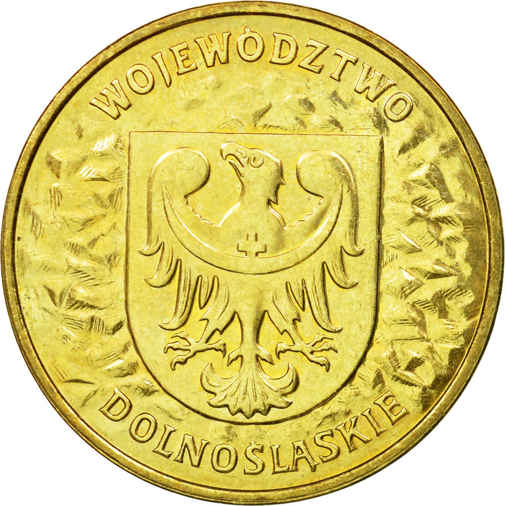 Münze, Polen, 2 Zlote, 2004, Warsaw, SS, Messing, KM:484