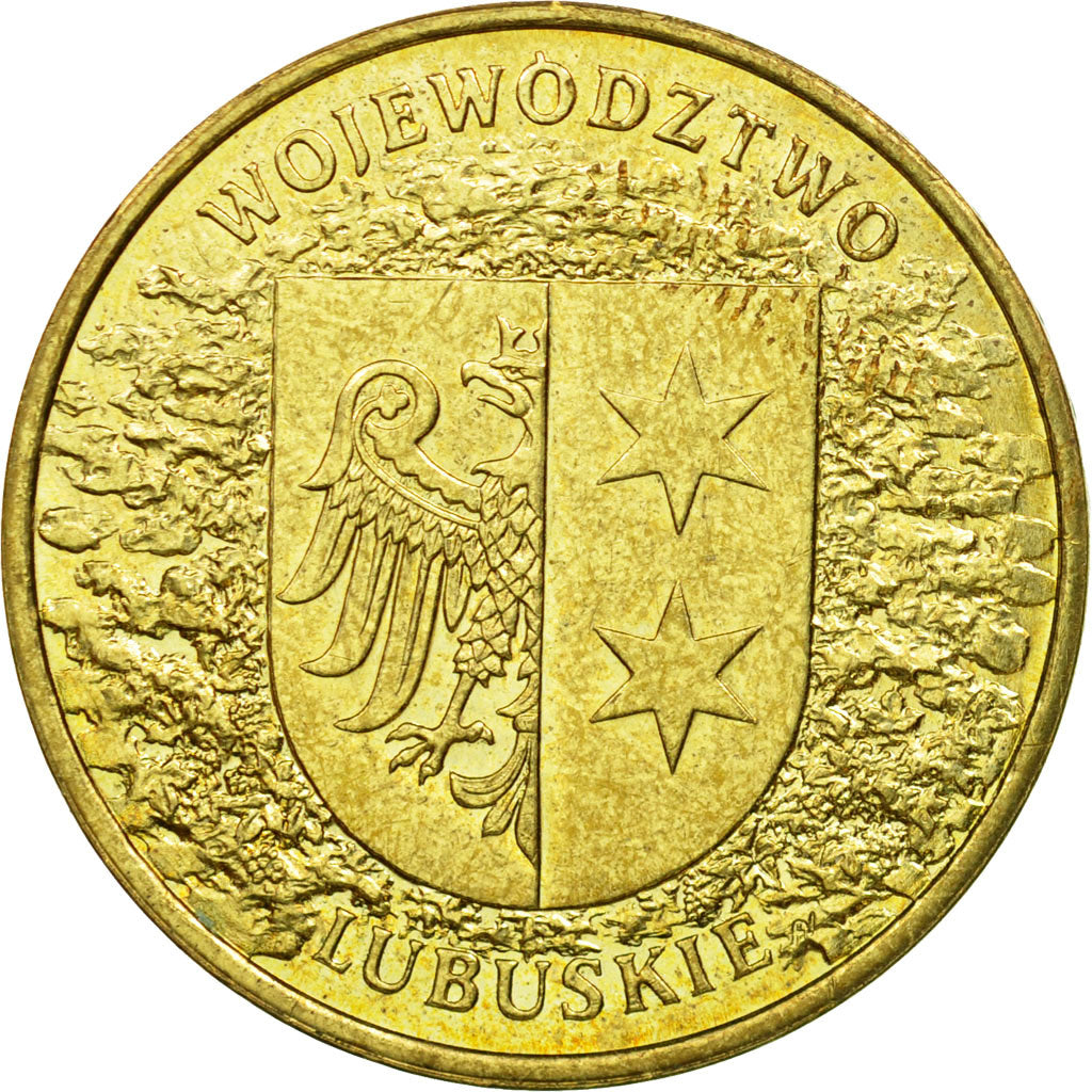 Moneda, Polonia, 2 Zlote, 2004, Warsaw, MBC, Latón, KM:486