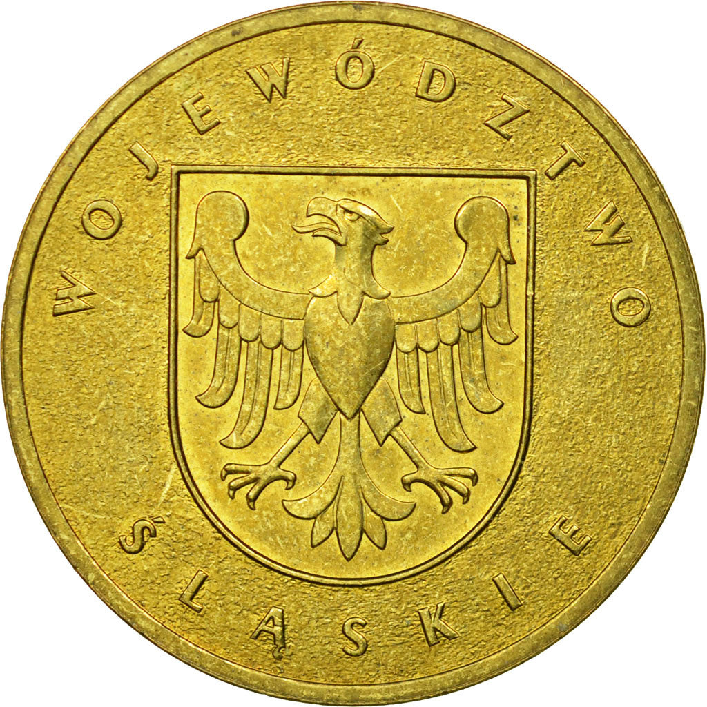 Coin, Poland, 2 Zlote, 2004, Warsaw, EF(40-45), Brass, KM:493