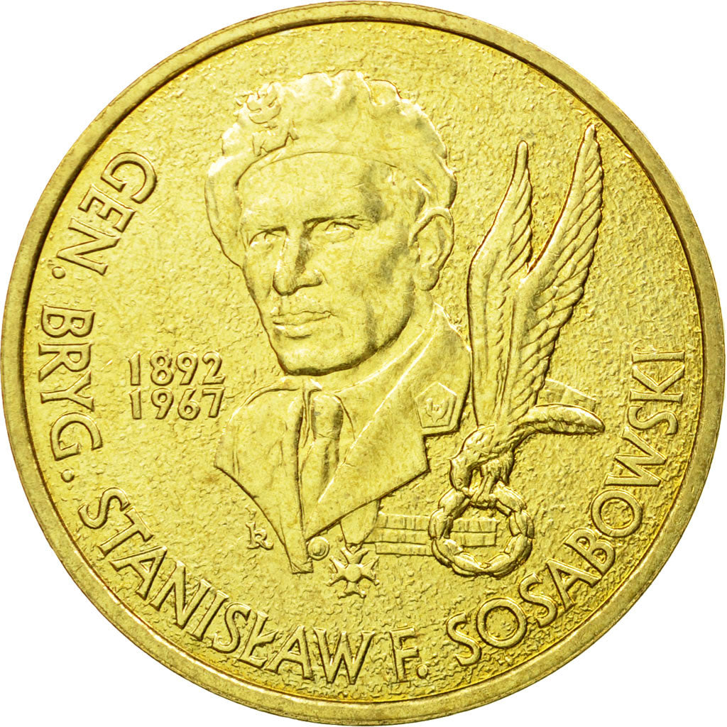 Moneta, Polonia, 2 Zlote, 2004, Warsaw, BB, Ottone, KM:499
