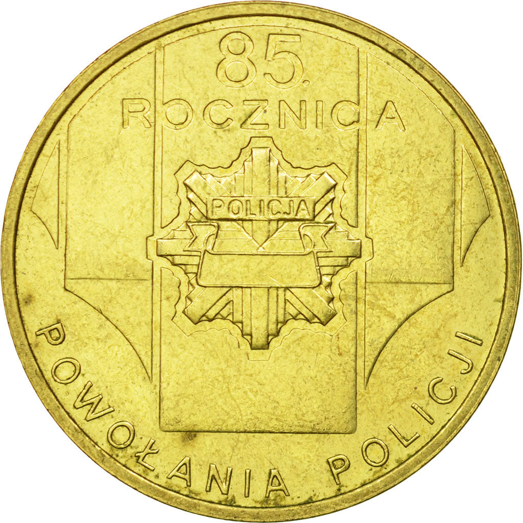 Coin, Poland, 2 Zlote, 2004, Warsaw, EF(40-45), Brass, KM:501