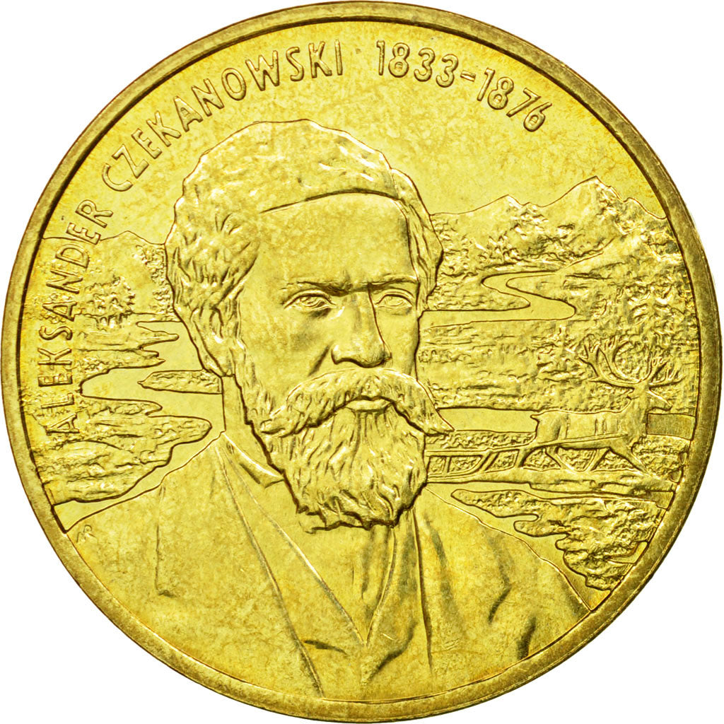 Coin, Poland, 2 Zlote, 2004, Warsaw, EF(40-45), Brass, KM:505