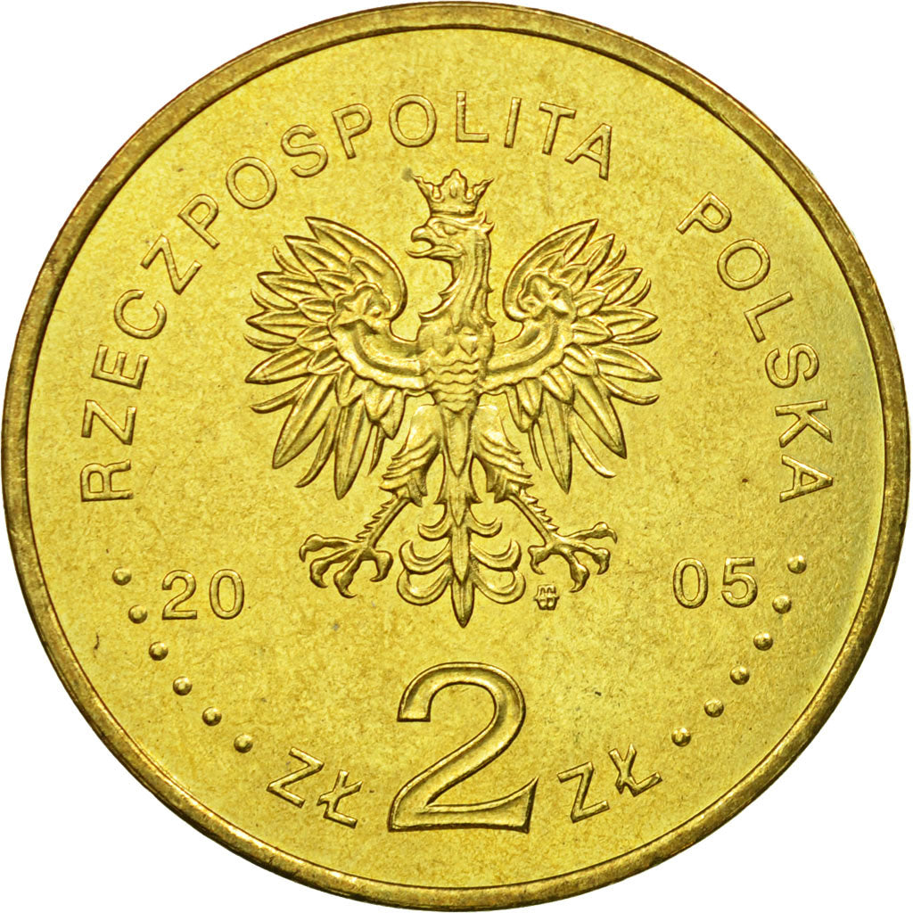 Monnaie, Pologne, 2 Zlote, 2005, Warsaw, TTB, Laiton, KM:524
