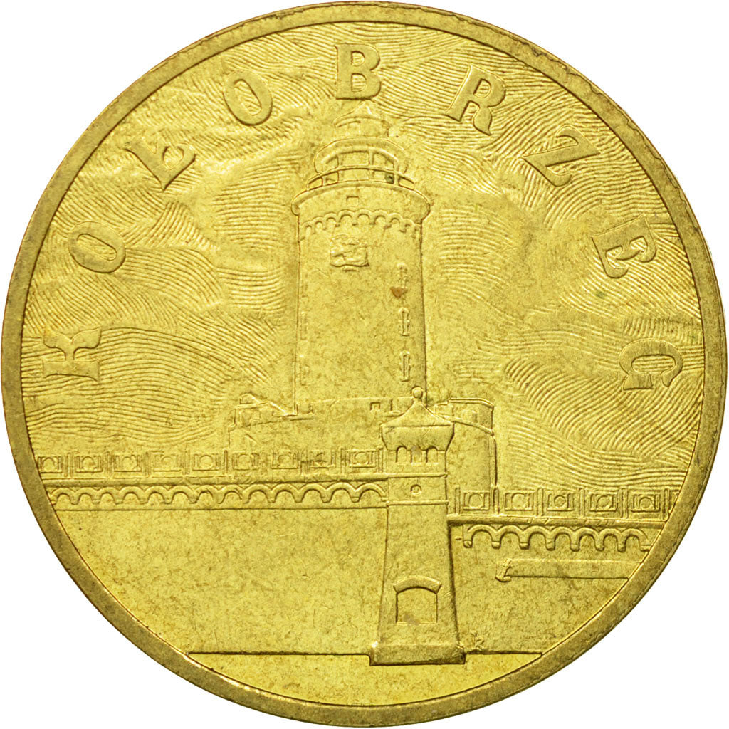 Coin, Poland, 2 Zlote, 2005, Warsaw, EF(40-45), Brass, KM:528
