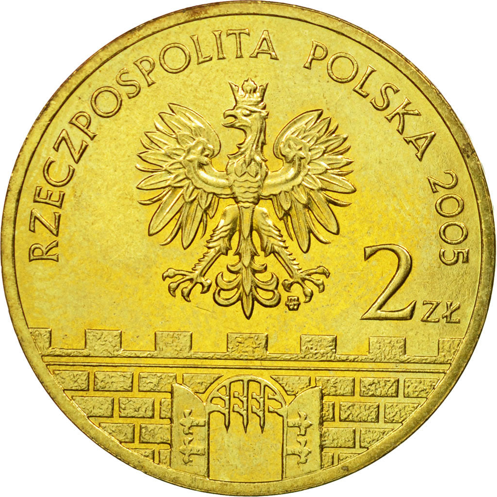 Moneta, Polonia, 2 Zlote, 2005, Warsaw, BB, Ottone, KM:529