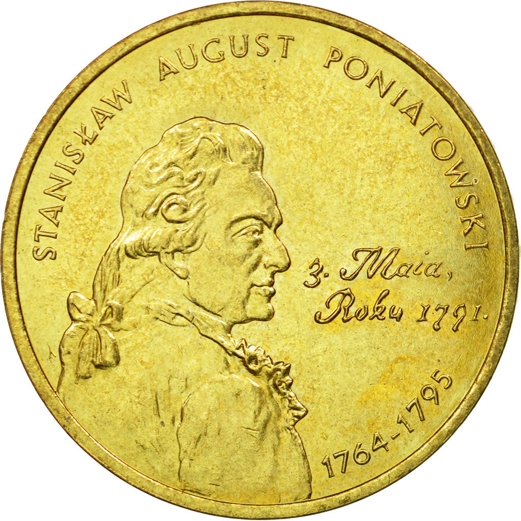 Coin, Poland, 2 Zlote, 2005, Warsaw, EF(40-45), Brass, KM:530