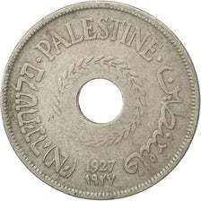 PALESTINE, 20 Mils, 1927, KM #5, VF(30-35), Copper-Nickel, 30.5, 10.93