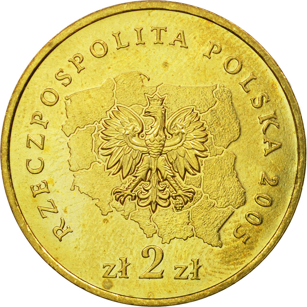 Moneta, Polonia, 2 Zlote, 2005, Warsaw, BB, Ottone, KM:560