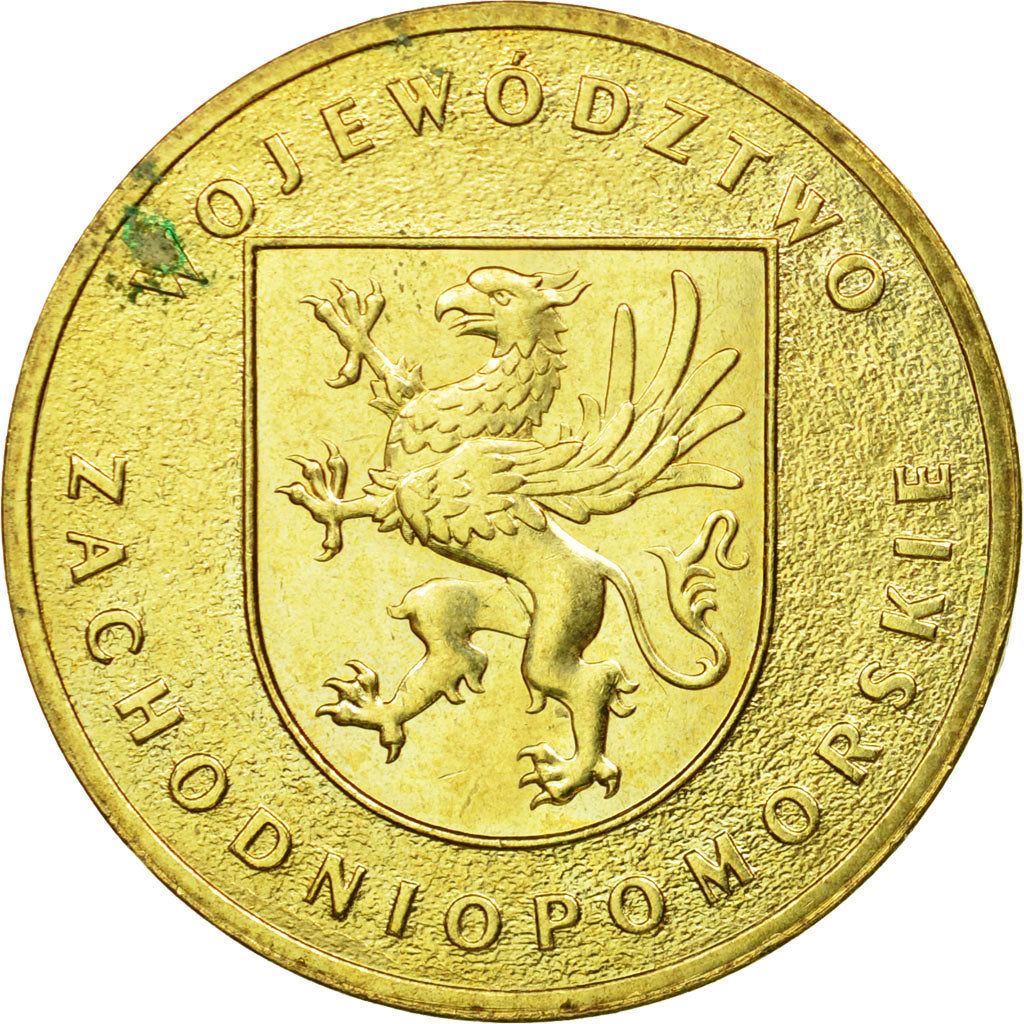 Coin, Poland, 2 Zlote, 2005, Warsaw, EF(40-45), Brass, KM:563