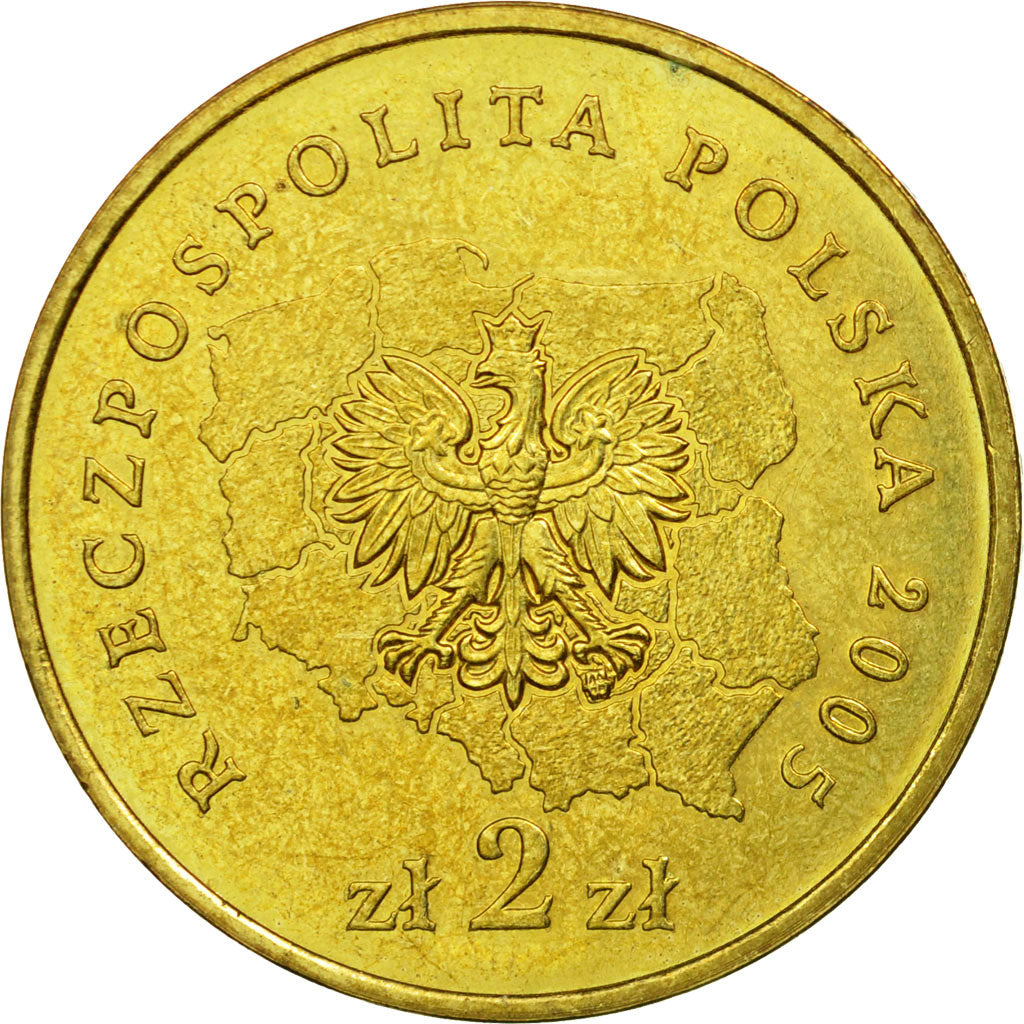 Monnaie, Pologne, 2 Zlote, 2005, Warsaw, TTB, Laiton, KM:614
