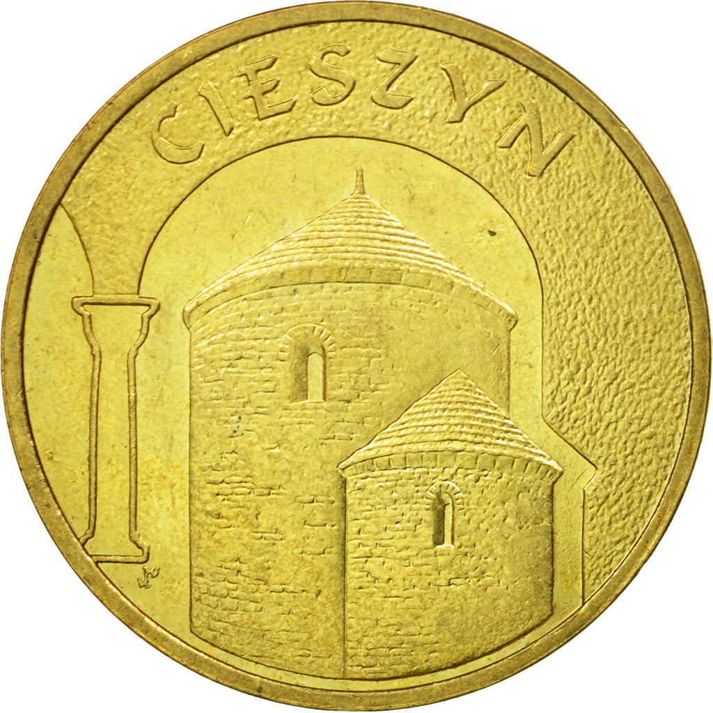 Coin, Poland, 2 Zlote, 2005, Warsaw, EF(40-45), Brass, KM:753