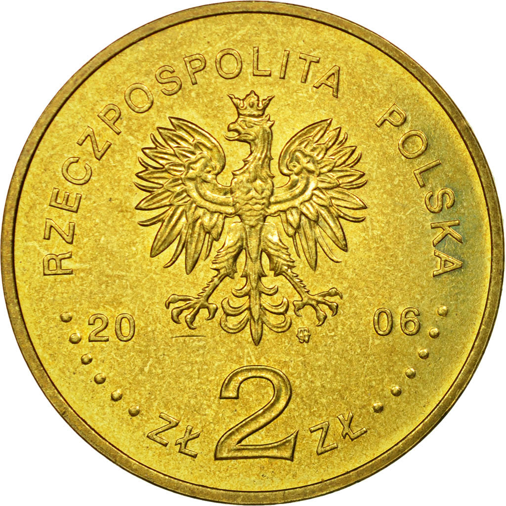 Moneta, Polonia, 2 Zlote, 2006, Warsaw, BB, Ottone, KM:576