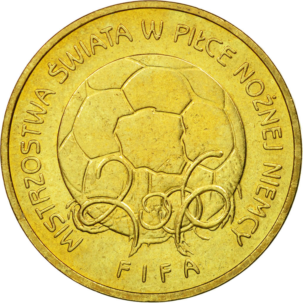 Coin, Poland, 2 Zlote, 2006, Warsaw, EF(40-45), Brass, KM:606