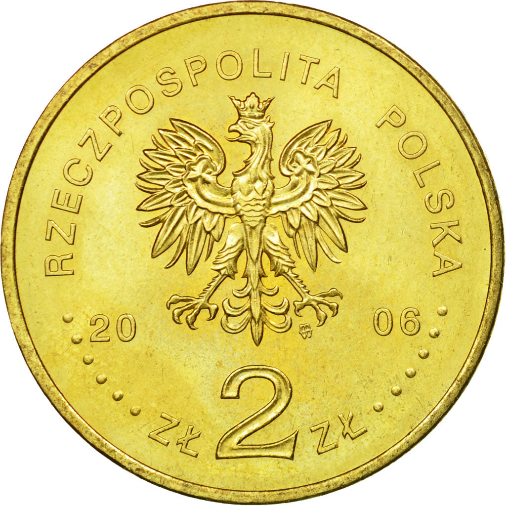 Moneta, Polonia, 2 Zlote, 2006, Warsaw, BB, Ottone, KM:609