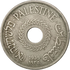 PALESTINE, 20 Mils, 1935, KM #5, EF(40-45), Copper-Nickel, 30.5, 11.10