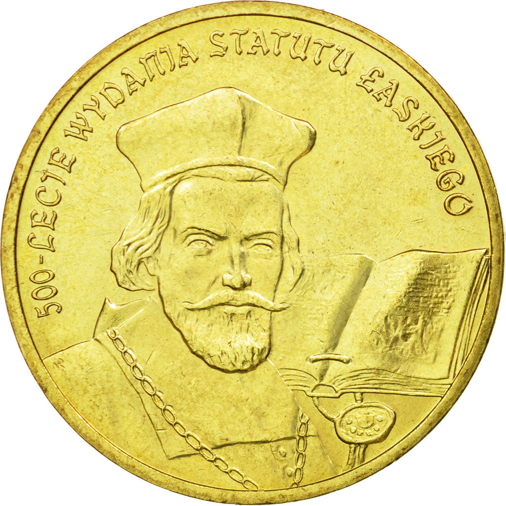 Coin, Poland, 2 Zlote, 2006, Warsaw, EF(40-45), Brass, KM:574