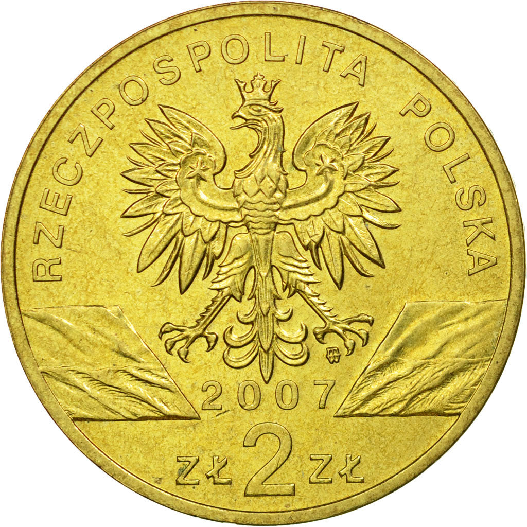 Moneta, Polonia, 2 Zlote, 2007, Warsaw, BB, Ottone, KM:578