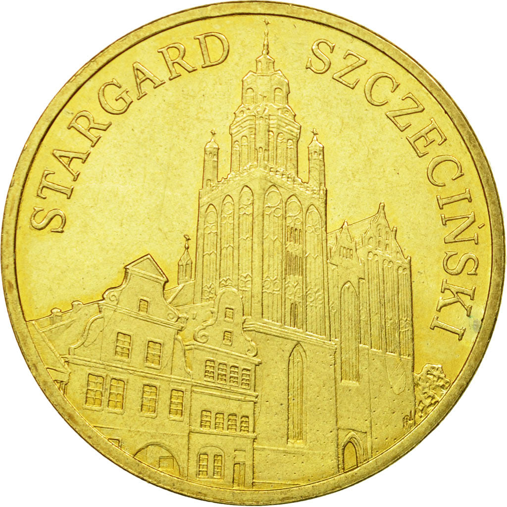 Coin, Poland, 2 Zlote, 2007, Warsaw, EF(40-45), Brass, KM:613