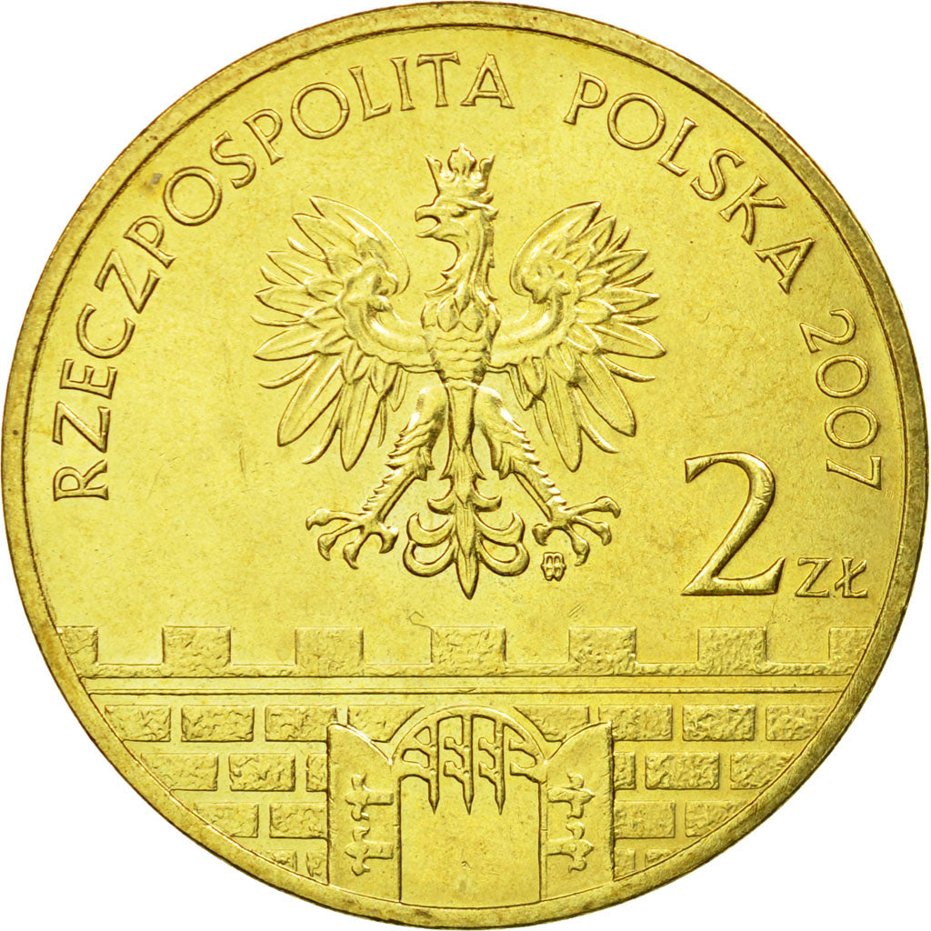 Moneta, Polonia, 2 Zlote, 2007, Warsaw, BB, Ottone, KM:615