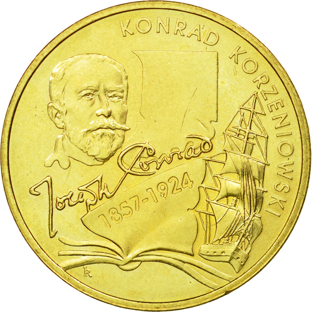 Coin, Poland, 2 Zlote, 2007, Warsaw, EF(40-45), Brass, KM:591