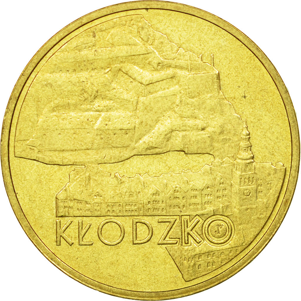 Coin, Poland, 2 Zlote, 2007, Warsaw, EF(40-45), Brass, KM:624