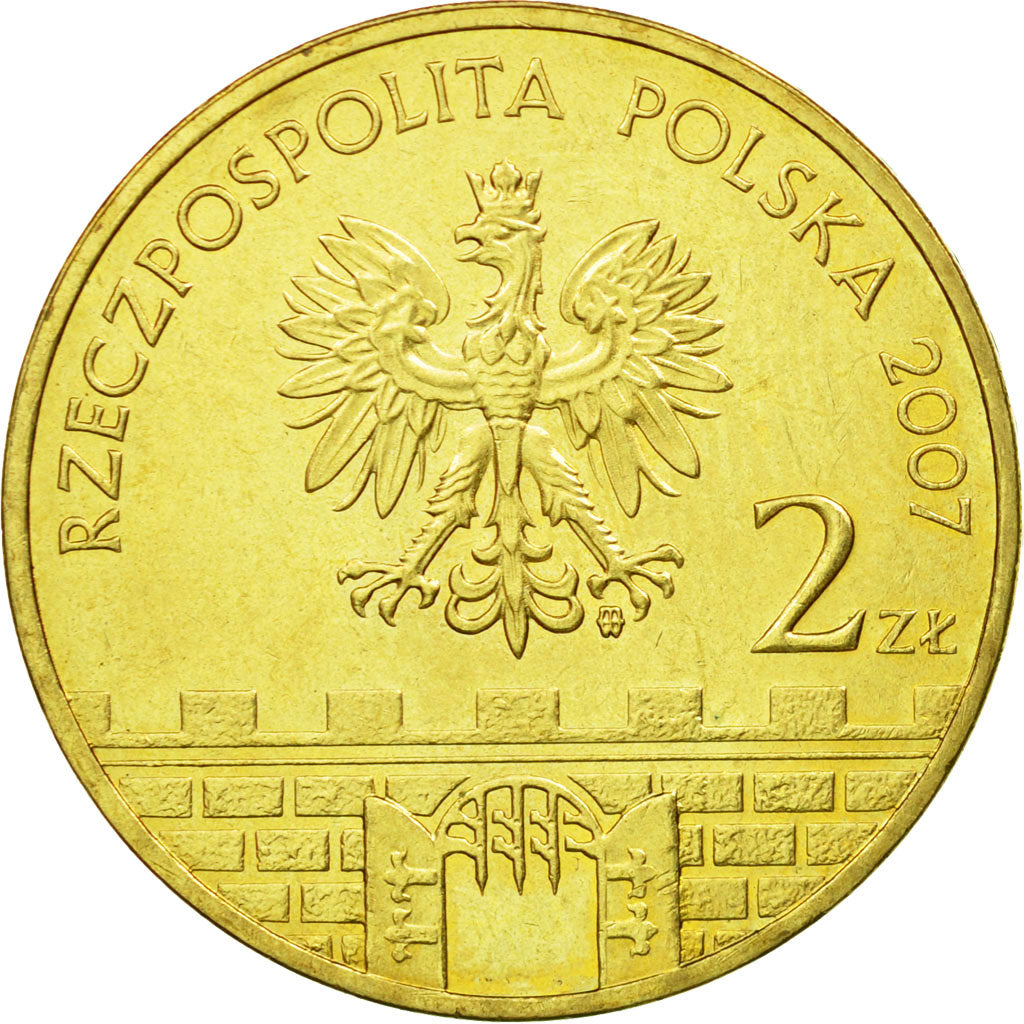 Moneta, Polonia, 2 Zlote, 2007, Warsaw, BB, Ottone, KM:625