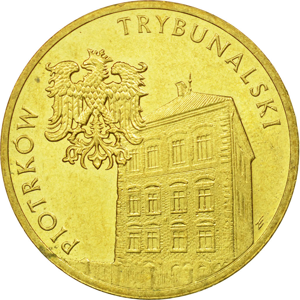 Coin, Poland, 2 Zlote, 2008, Warsaw, EF(40-45), Brass, KM:628