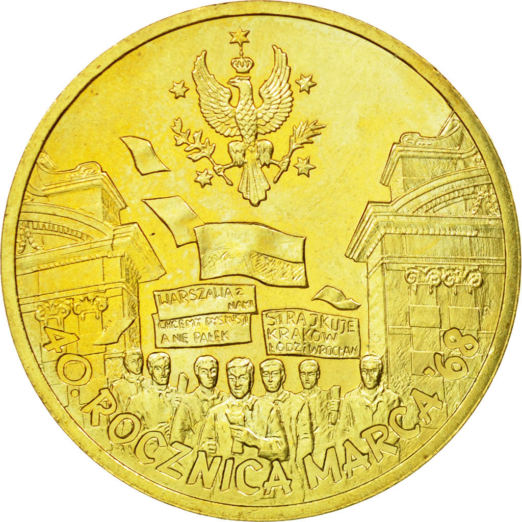 Moneta, Polonia, 2 Zlote, 2008, Warsaw, BB, Ottone, KM:629
