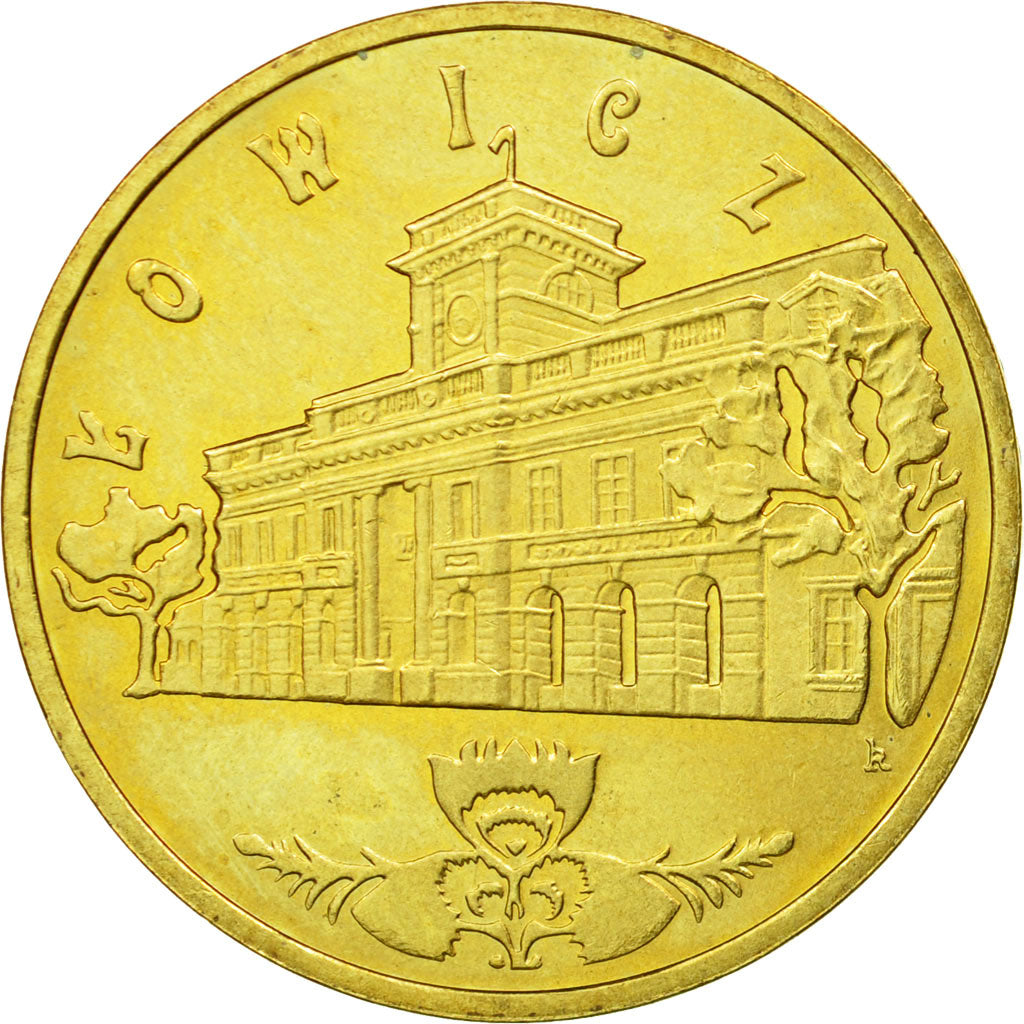 Coin, Poland, 2 Zlote, 2008, Warsaw, EF(40-45), Brass, KM:630