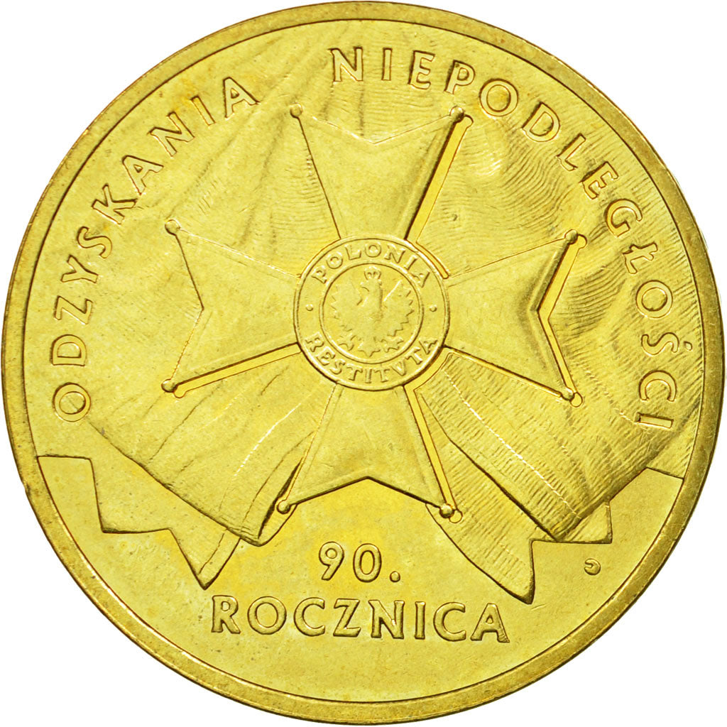 Moneta, Polonia, 2 Zlote, 2008, Warsaw, BB, Ottone, KM:650