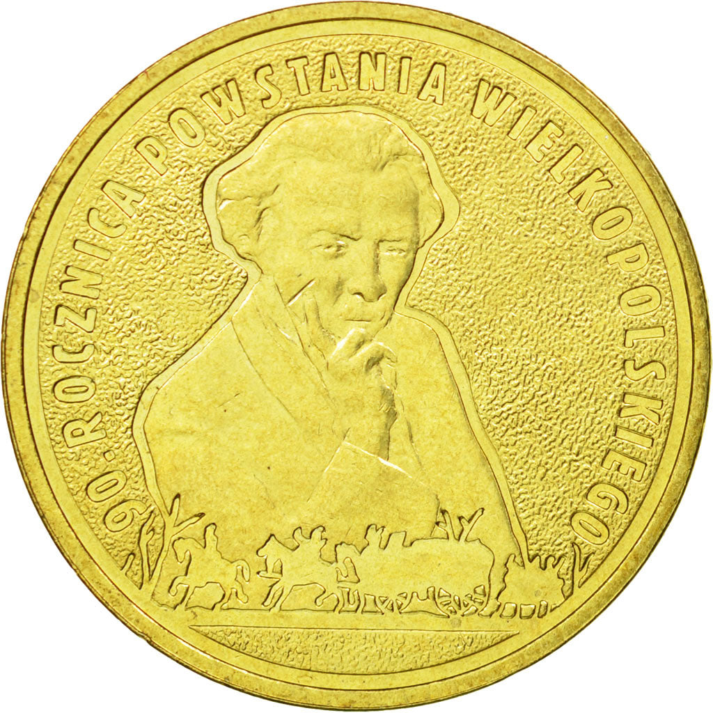 Coin, Poland, 2 Zlote, 2008, Warsaw, EF(40-45), Brass, KM:662