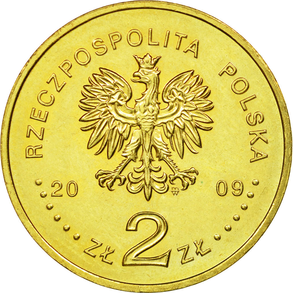 Moneta, Polonia, 2 Zlote, 2009, Warsaw, BB, Ottone, KM:670