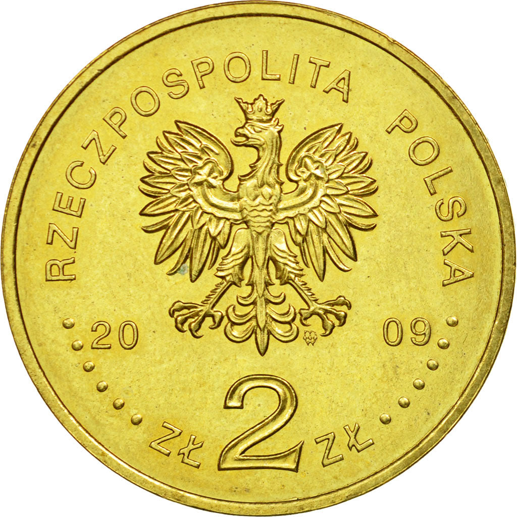 Moneta, Polonia, 2 Zlote, 2009, Warsaw, BB, Ottone, KM:673