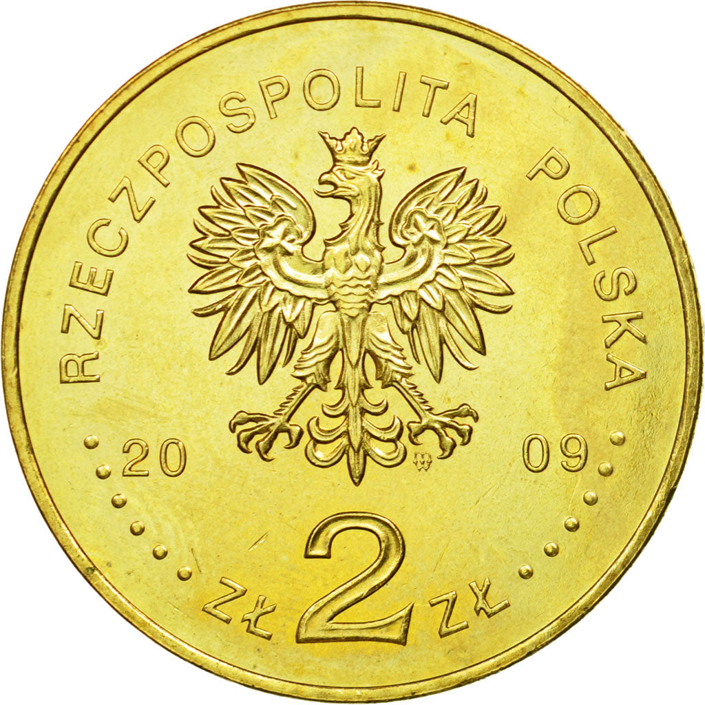 Moneta, Polonia, 2 Zlote, 2009, Warsaw, BB, Ottone, KM:684