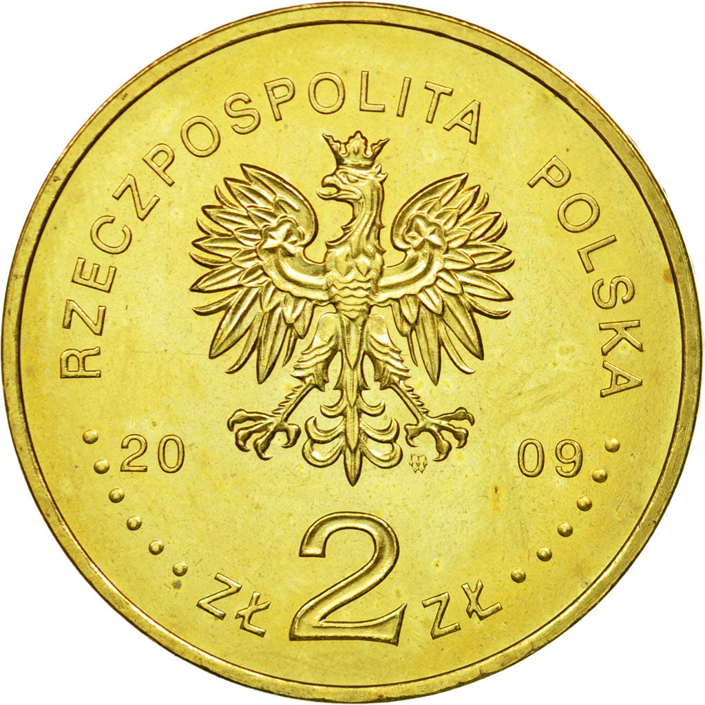 Moneta, Polonia, 2 Zlote, 2009, Warsaw, BB, Ottone, KM:687