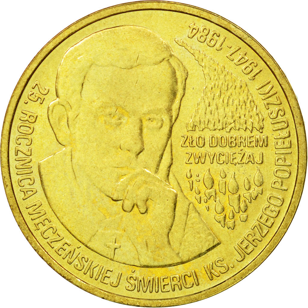 Coin, Poland, 2 Zlote, 2009, Warsaw, EF(40-45), Brass, KM:700