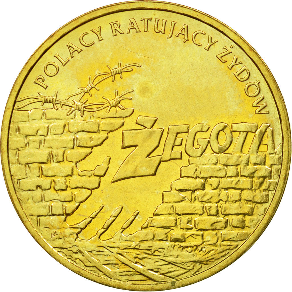 Coin, Poland, 2 Zlote, 2009, Warsaw, EF(40-45), Brass, KM:703
