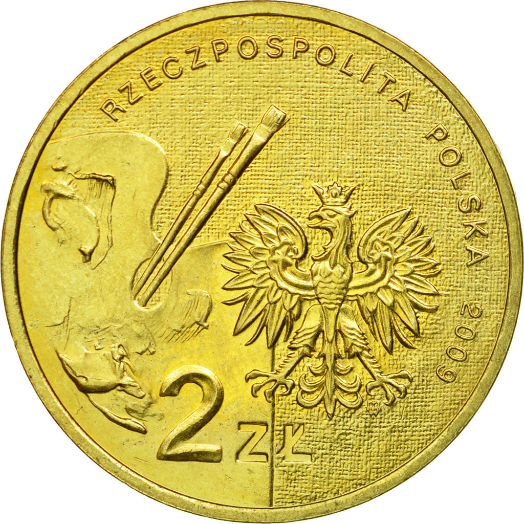 Moneta, Polonia, 2 Zlote, 2009, Warsaw, BB, Ottone, KM:705
