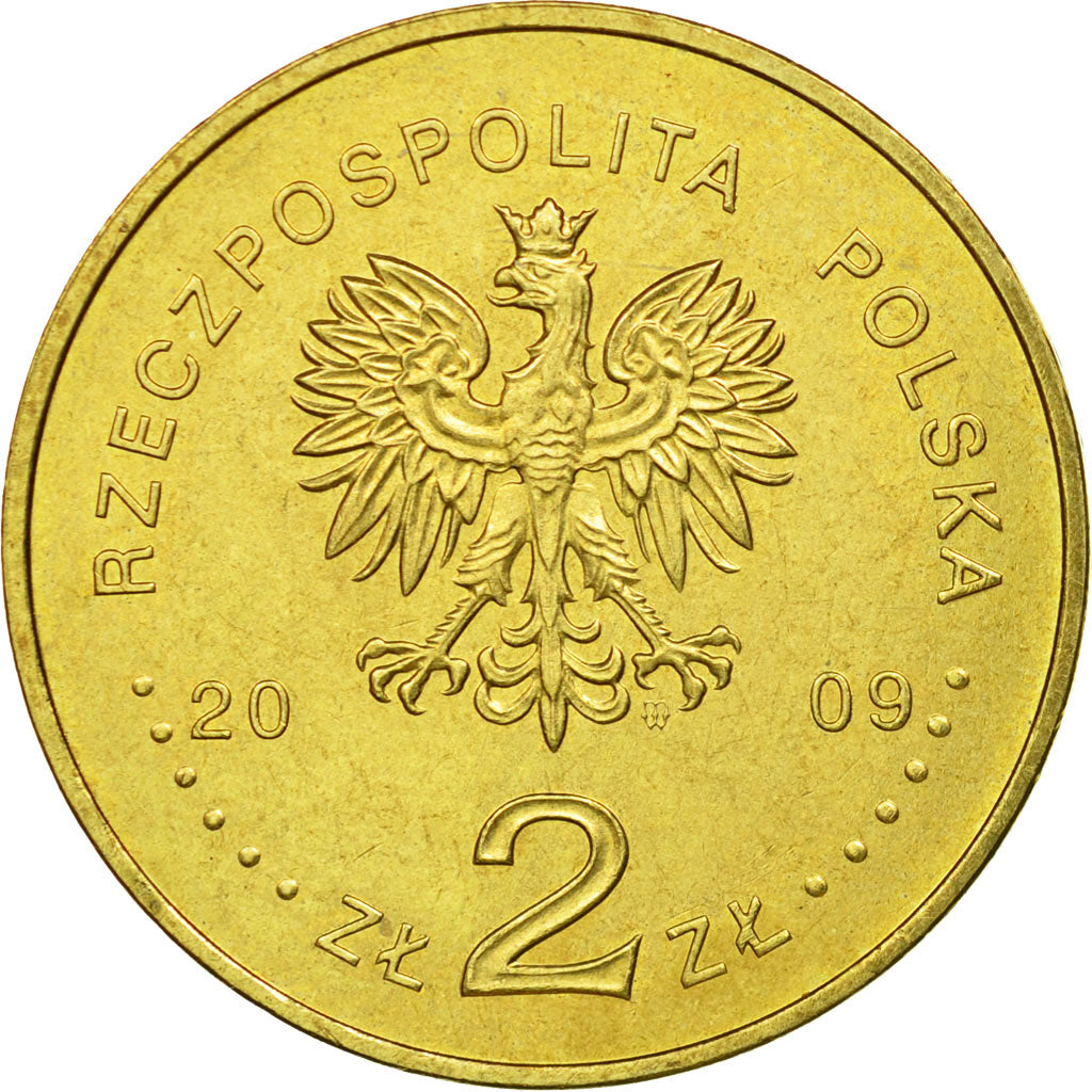 Moneta, Polonia, 2 Zlote, 2009, Warsaw, BB, Ottone, KM:709