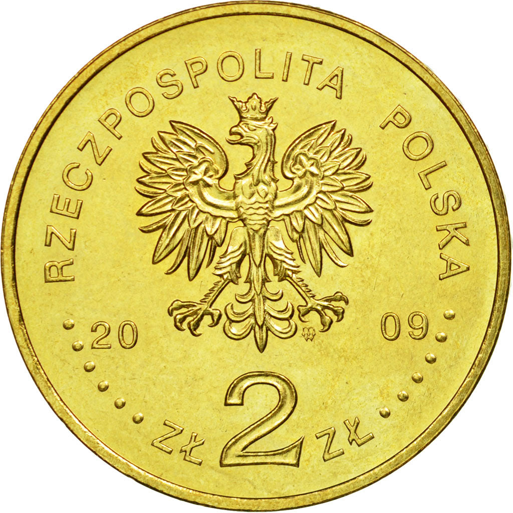 Moneta, Polonia, 2 Zlote, 2009, Warsaw, BB, Ottone, KM:711