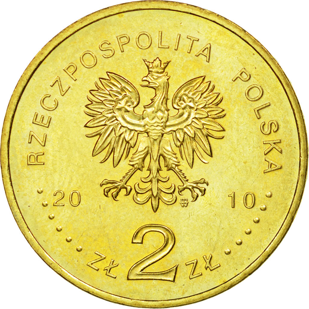 Moneta, Polonia, 2 Zlote, 2010, Warsaw, BB, Ottone, KM:721
