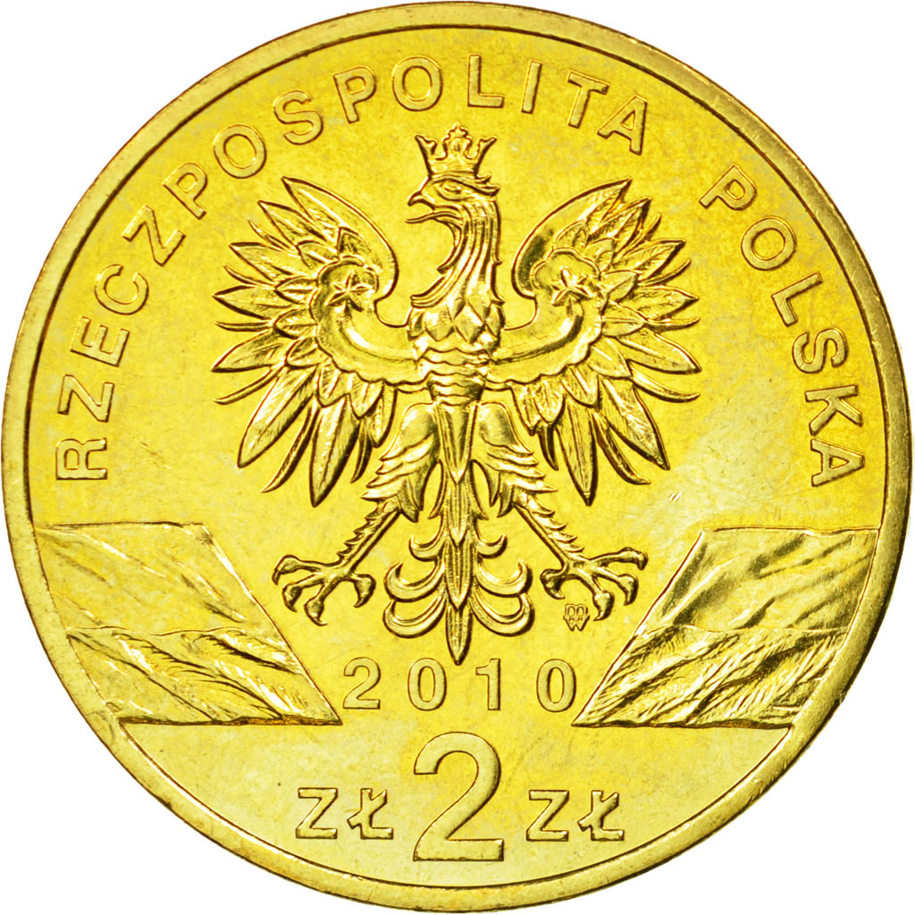 Monnaie, Pologne, 2 Zlote, 2010, Warsaw, TTB, Laiton, KM:723